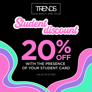 trends student discount post