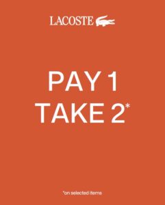 lacoste sales 24.7