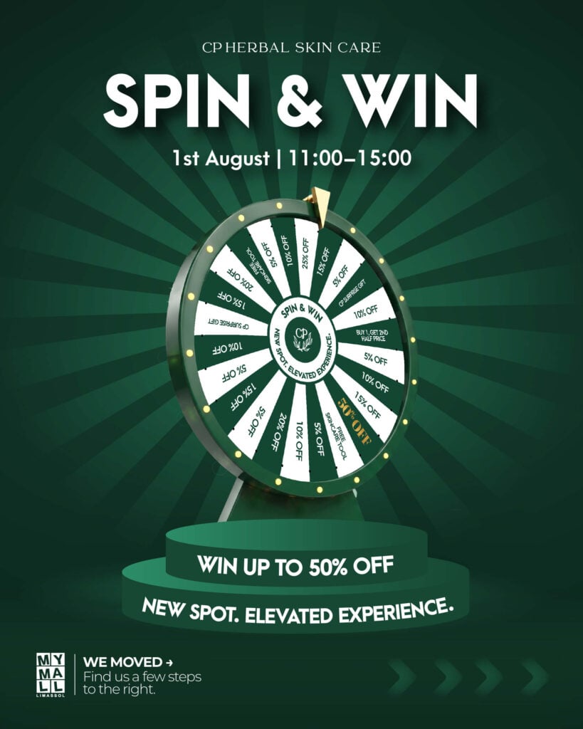 spin & win social media post